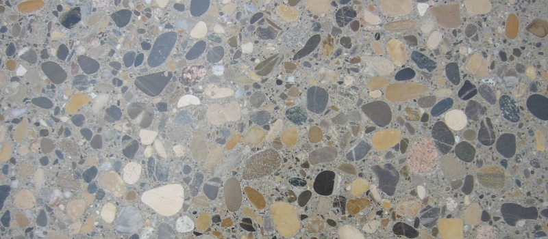 Beton terrazzo, terrazzo, gepolijst beton